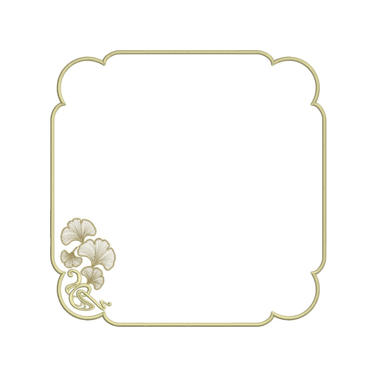 Салфетка фигурная Gingko Gold