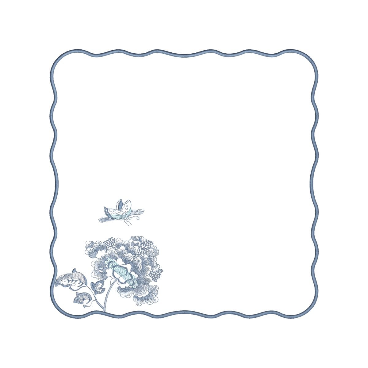 Салфетка фигурная Butterfly bloom