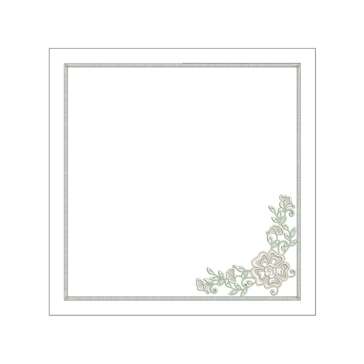 Салфетка с мережкой Elegance Roses