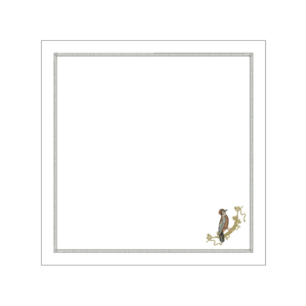 Салфетка с мережкой Forest birds